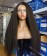 Kinky Straight Breathable Cap 13x6 Lace Front Wigs For Sale 