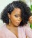 Short Curly Bob Full Lace Wigs Pre Plucked Natural Hairline 150% Density