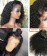 Short Curly Bob Full Lace Wigs Pre Plucked Natural Hairline 150% Density