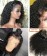 Deep Curly Full Lace Human Hair Wigs For Black Women 150% Density