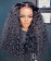300% Deep Curly Pre Plucked 13X4 Lace Front Hair Wigs