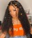 Kinky Curly 250% High Density 13X4 Lace Front Wigs 