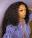 13X4 Lace Front Wigs Deep Curly 250% Density 