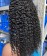 3B 3C Kinky Curly Human Hair 360 Lace Frontal Closure