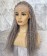 Gray Color Kinky Curly Transparent Lace Wigs 150% Density