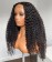 3B 3C Kinky Curly 370 Lace Frontal Wig Pre Plucked 