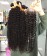 Kinky Curly Human Hair Weave 4 Bundles With 5X5 Closure