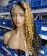Highlight Color Kinky Curly 13X4 Lace Front Wig Pre Plucked