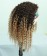 Ombre 4/27 Color Deep Curly Headband Wigs 150% Density 