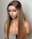 Two Tone Ombre Color Lace Frontal Transparent Lace Wig
