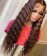 Ombre Color Loose Wave 360 Lace Frontal Wigs 150% Density
