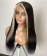 Ombre T 250% Density Straight Colored Lace Front Wigs