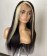 Ombre T 250% Density Straight Colored Lace Front Wigs