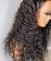 Loose Curly 13X2 Lace Front Human Hair Wigs Black Women 