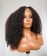 3B 3C Kinky Curly Lace Closure Wigs With Baby Hair Sales