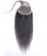 Coarse Yaki Straight Human Hair 4x4 Lace Closure With Baby Hair 8-20 Inches