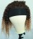 Ombre 4/27 Color Deep Curly Headband Wigs 150% Density 