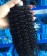 Kinky Curly Human Hair Bundles With Lace Closure 4 Pieces/set