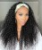 Headband Wigs Kinky Curly 150% Density Human Hair Wigs