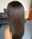 Coarse Yaki Straight Human Hair Wigs For Women 150% Density