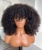 Afro Kinky Curly Lace Front Human Virgin Hair Bang Wigs 