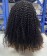 150% Density Kinky Curly 6X6 HD Lace Closure Wigs 10-30 Inches Black Women