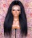 Kinky Straight 360 HD Lace Frontal Human Virgin Hair Wigs 