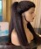 Kinky Straight 180% Density 360 Lace Frontal Wig Pre Plucked