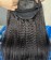 Kinky Straight 4X4 Lace Closure Wigs With Baby Hair 