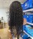 Kinky Curly Silk Base Full Lace Human Hair Wigs 130% Density