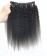 Kinky Straight Pu Clip In Human Hair Extensions