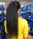 Kinky Straight Ponytail Human Hair Extensions For Women