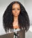 3B 3C Kinky Curly 370 Lace Frontal Wig Pre Plucked 