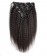 Kinky Straight Clip In Human Hair Extensions 7pcs/set 120g 