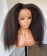 300% Density Kinky Straight 13X6 Lace Front Human Hair Wigs