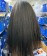200% Density 13x4 Transparent Lace Frontal Kinky Straight Wigs For Black Women