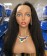 200% Density 13x4 Transparent Lace Frontal Kinky Straight Wigs For Black Women