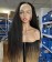 200% High Density Kinky Straight Transparent Lace Front Wigs 