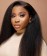 Kinky Straight 130% Full Lace Wigs With Baby Hair For Women