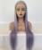 Light Purple Color Straight Human Hair Wigs For Black Women 