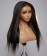 Light Yaki Straight Human Hair Wigs Pre Plucked Baby Hair 