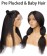 Kinky Straight 250% High Density 13x6 Lace Front Wigs