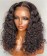 4X4 Lace Closure Wigs Deep Curly 180% Density Human Hair 