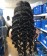 200% Density Loose Wave 13x4 Transparent Lace Frontal Wigs For Black Women
