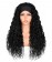 Loose Wave Human Hair Wigs With Headband Attached 