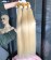 613 Blonde Color Straight Nail Hair Extensions 8-30 Inches