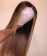 Ombre Colored Straight 13x4 Transparent Lace Wigs