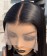6X6 HD Lace Closure Light Yaki Human Hair Wig 10-30 Inch Pre Plucked
