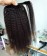 Quality Kinky Straight Wrap Ponytail Human Hair Extensions