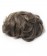 Brown And White Pu Toupee For Men 8X10 Mono Human Hair